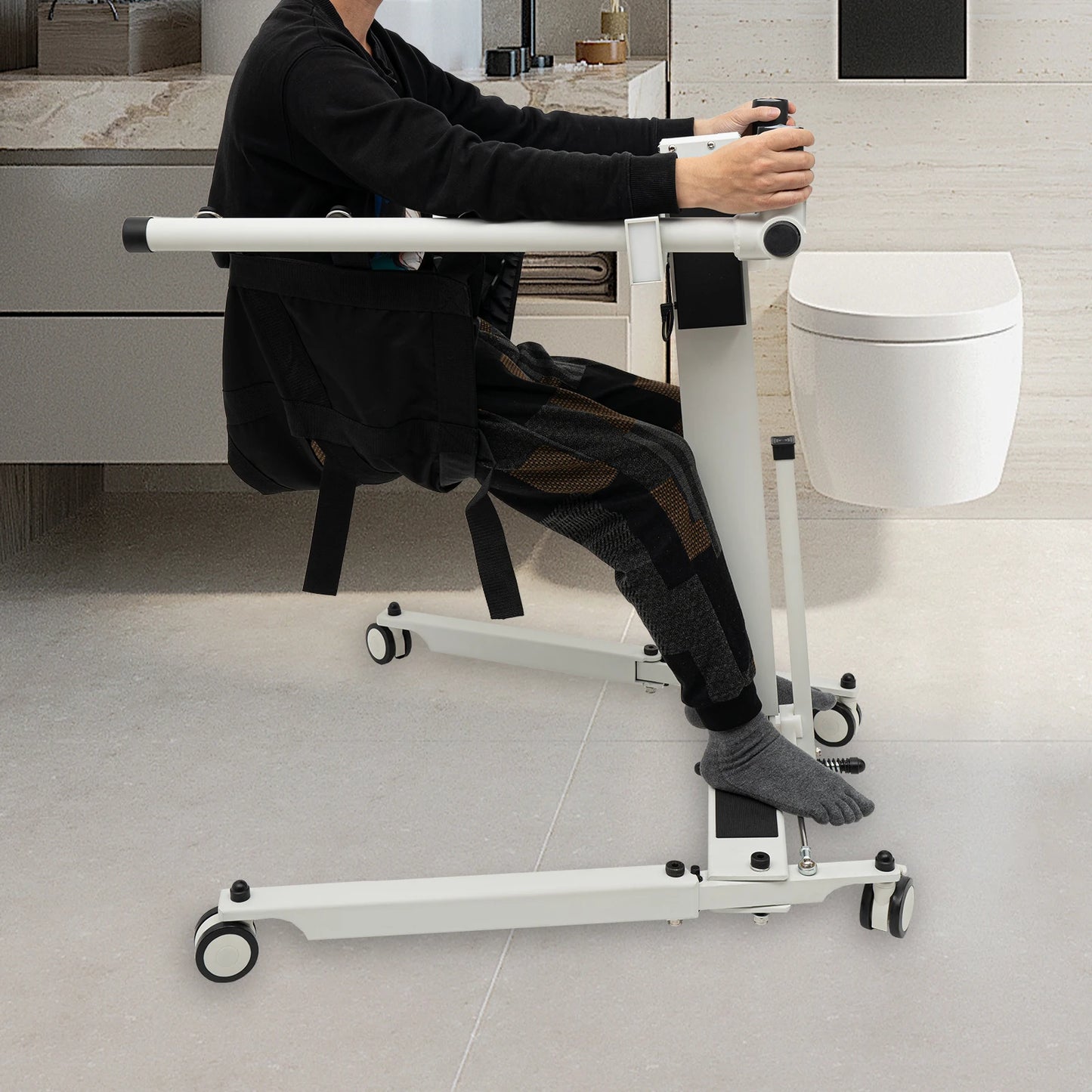 Electric Lift Shift Machine Home Bed-Ridden Lifting Elderly Disabled Paralyzed Patient Wheelchair Portable Transfer Lifter Chair