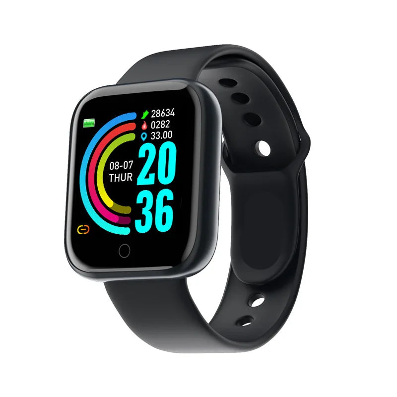 Y68 Smart Watch Men D20 Pro Smart Watch Heart Rate Monitor Blood Pressure Fitness bracelet Gift for IOS and Android Smartphones