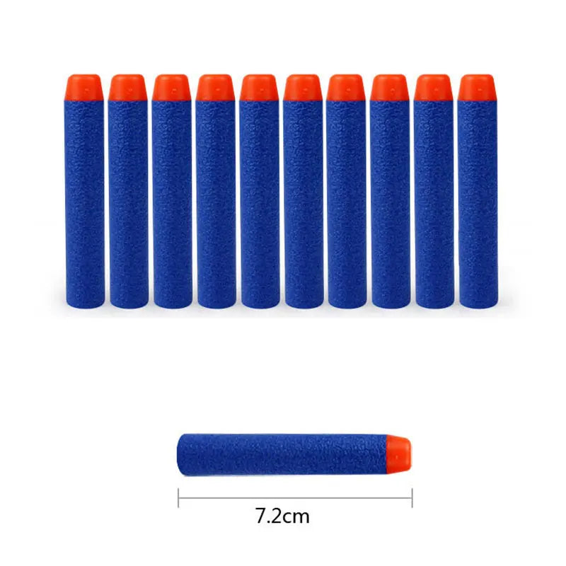 Refill Darts Bullets EVA Soft Hollow Hole Head Bullet Guns Accessories For Nerfs N-strike Elite Series Blasters Toy For Children