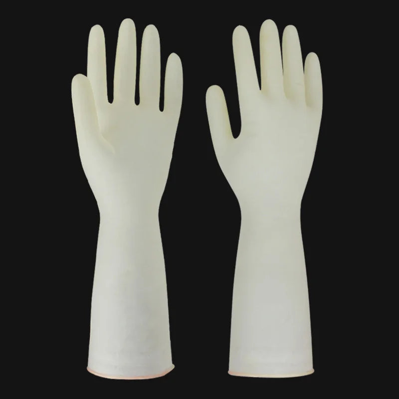 Dishwashing Cleaning Oil Resistance Acid and Alkali Resistant Durable Rubber Kitchen Clean Tools Latex Gloves
