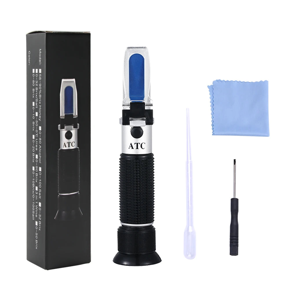 Animal Pet Refractometer Dogs Cats Urine Specific Gravity Clinical Serum Plasma Protein Hemoglobin Tester Veterinarians Tools