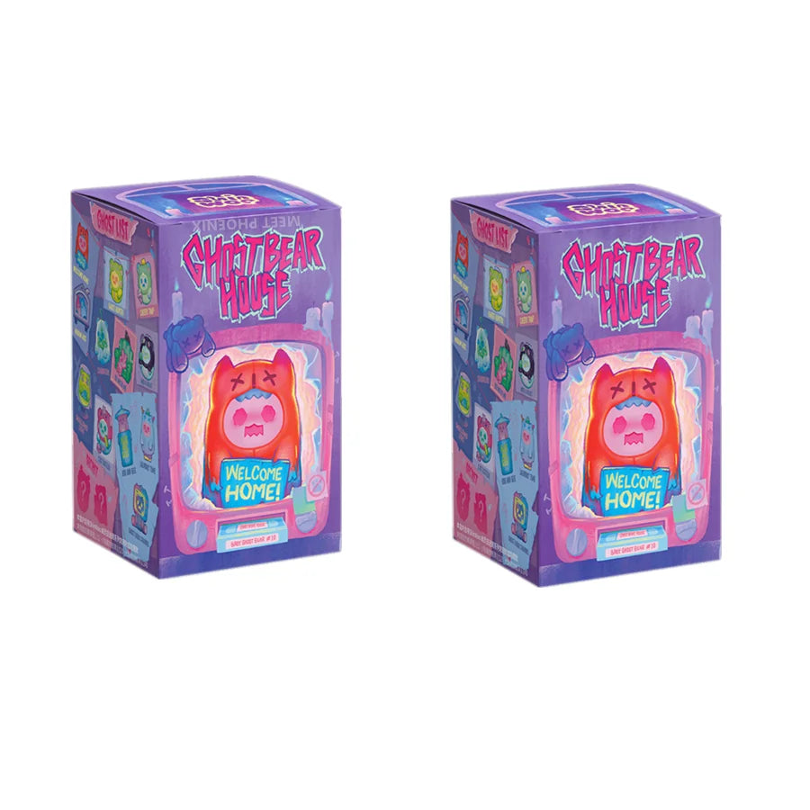 Finding Unicorn ShinWoo Ghost bear house Series Blind Box Toys Cute Action Anime Figure Kawaii Mystery Box Designer Model Gift