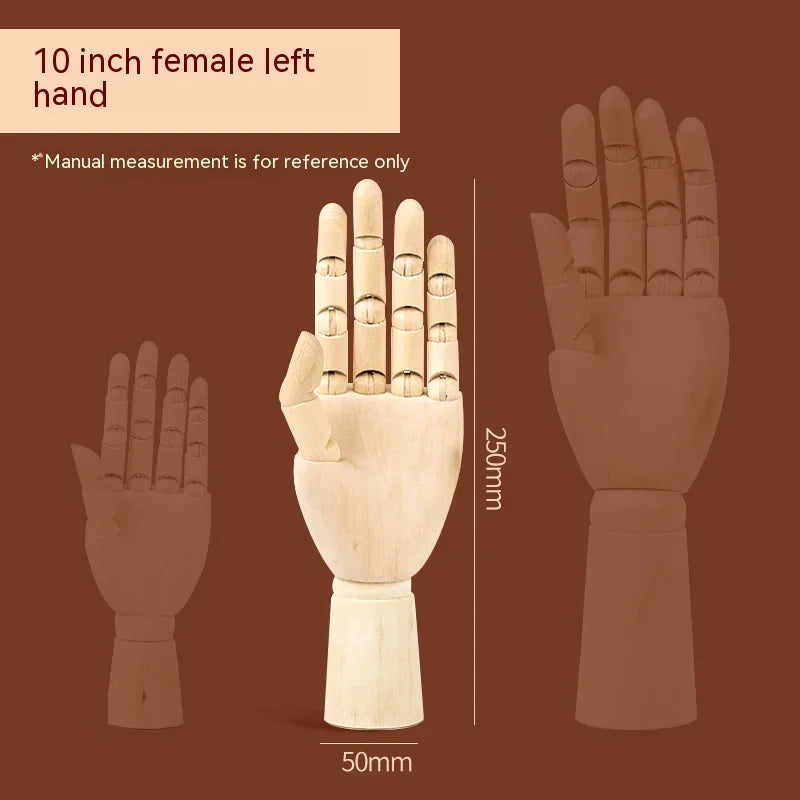 Jointed Doll Drawing Sketch Mannequin Model Movable Limbs Wooden Hand Body Draw Action Toys Figures Home Decor Artist Models