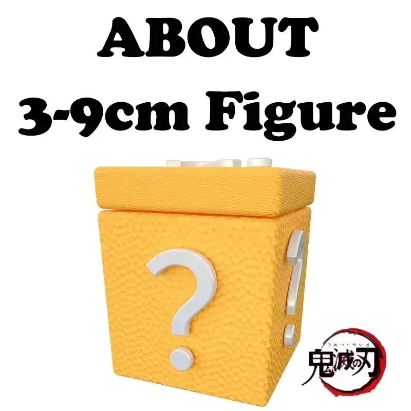 Demon Slayer Figure Anime Blind Box Mystery Box Kamado Nezuko Tanjirou Hashibira Inosuke Exquisite Figurines Surprise Box