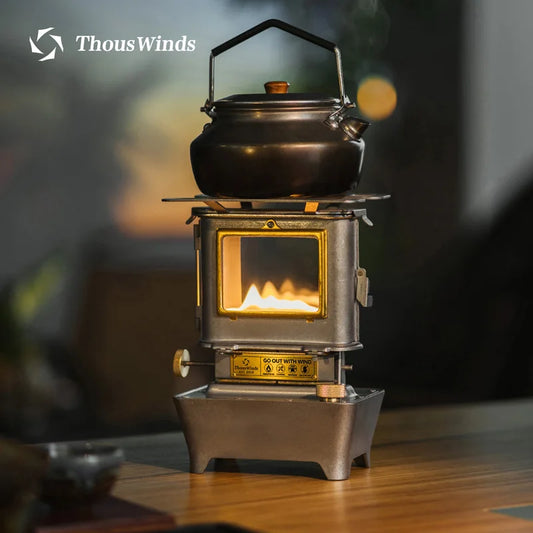 Thous Winds Firedance Oil Lamp Stove Portable Outdoor Retro Camping Lantern Emotion Lights Burner Stove Camping Supplies