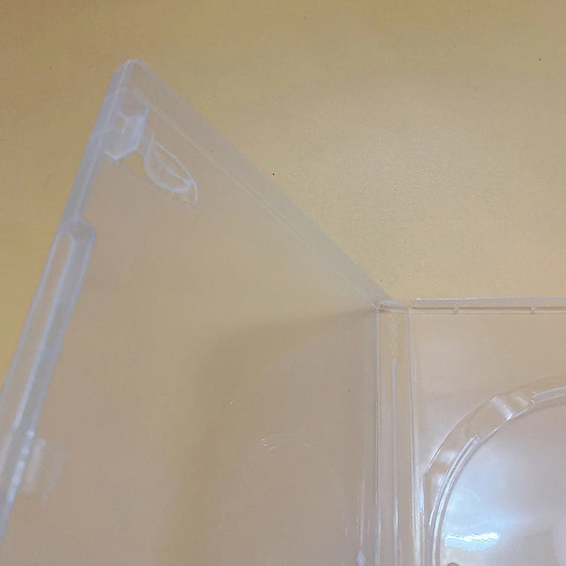 Transparent Bottom CD Box Empty CD Case PP Plastic Milky Transparent CD Case CD Case Capacity 1 Discs