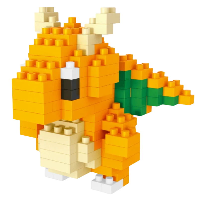 Pokemon Small Simple Building Blocks Pikachu anime figure Action Toys Graphics Diamond Mini Model Pocket Monster Collect Gift