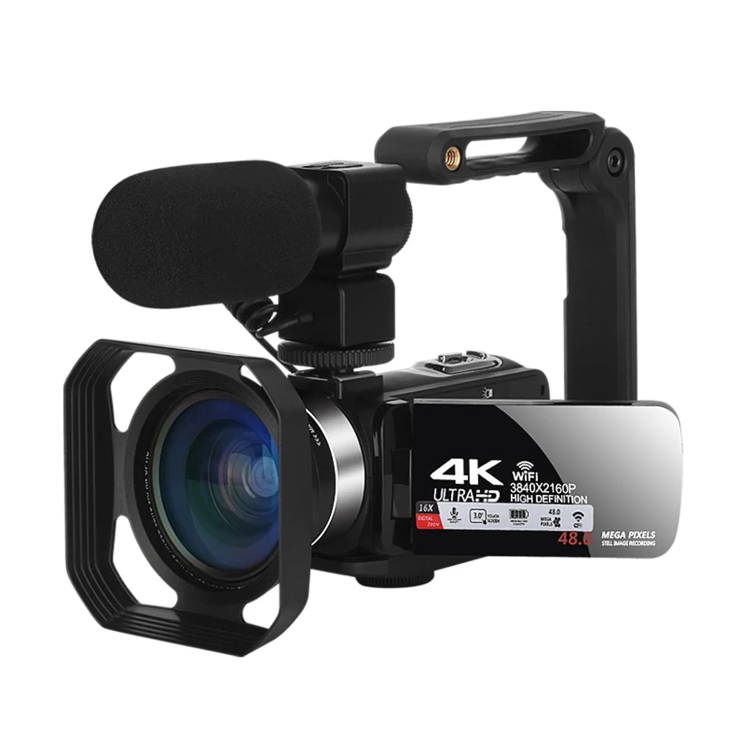 4k Digital Cameras Professional Camcorder for Vlog Video Camera WiFi 48MP Youtube Camera 18X Digital Zoom Camera Digital Webcam