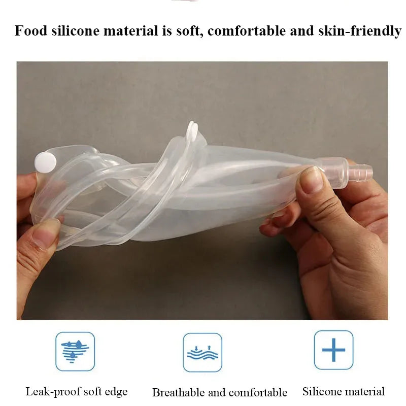 1Pc Wearable Silicone Male Urine Bag Panties Elderly Incontinence Patient Men Walking Urine Collector Underpants Drainage Bag
