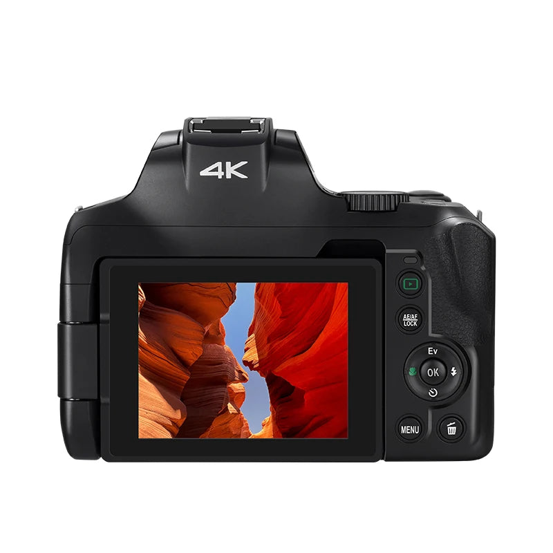 4K Digital Video Camcorder 12X Optical Zoom Vlog Camera Filmadora LED Flash Built in Auto/Manual Focus Ordro 2024 New Arrivals