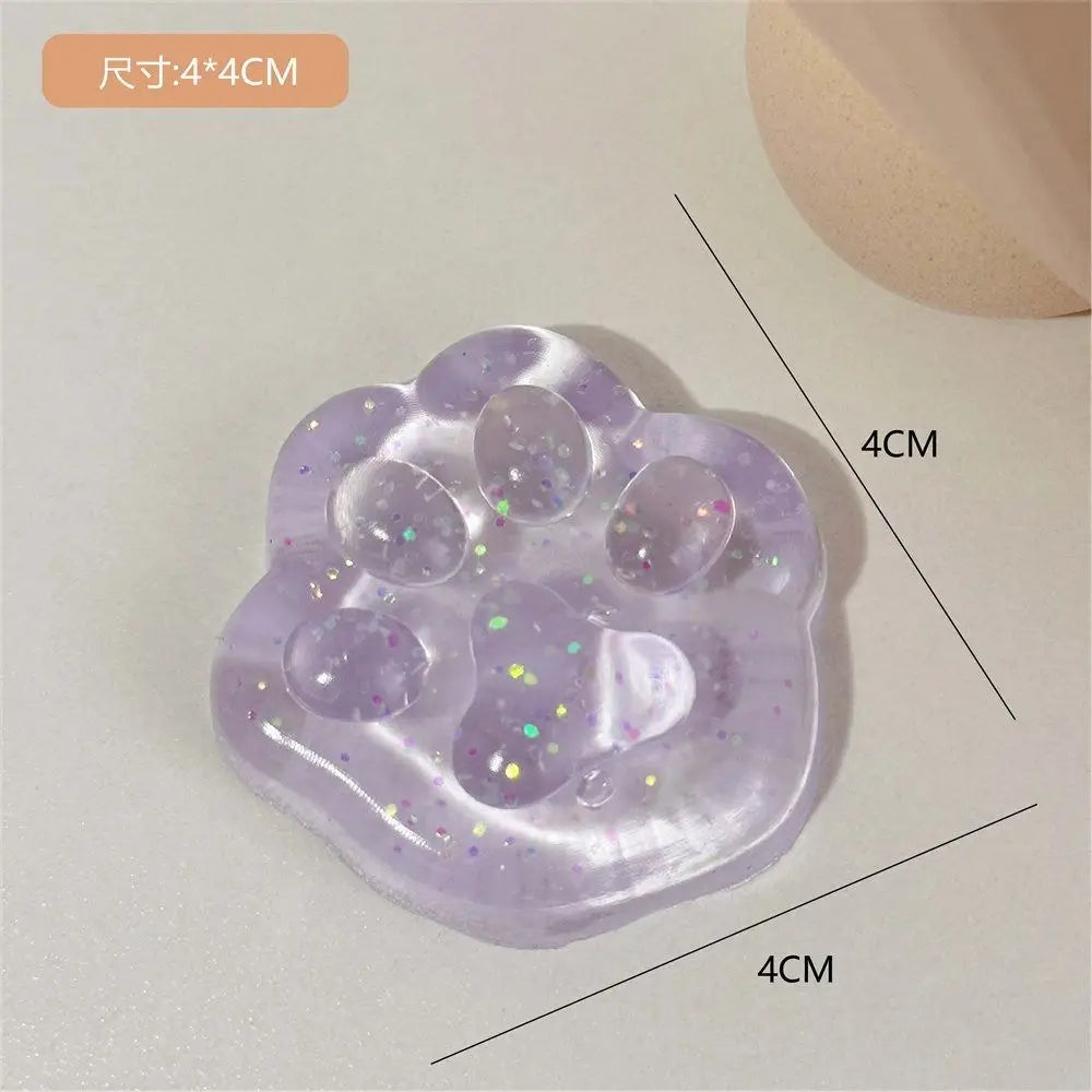 Creative Colorful Ice Block Squeeze Toy High Resilience Pinch Squeeze Anti-stress Ball Decompression Gifts Stress Relief Toys