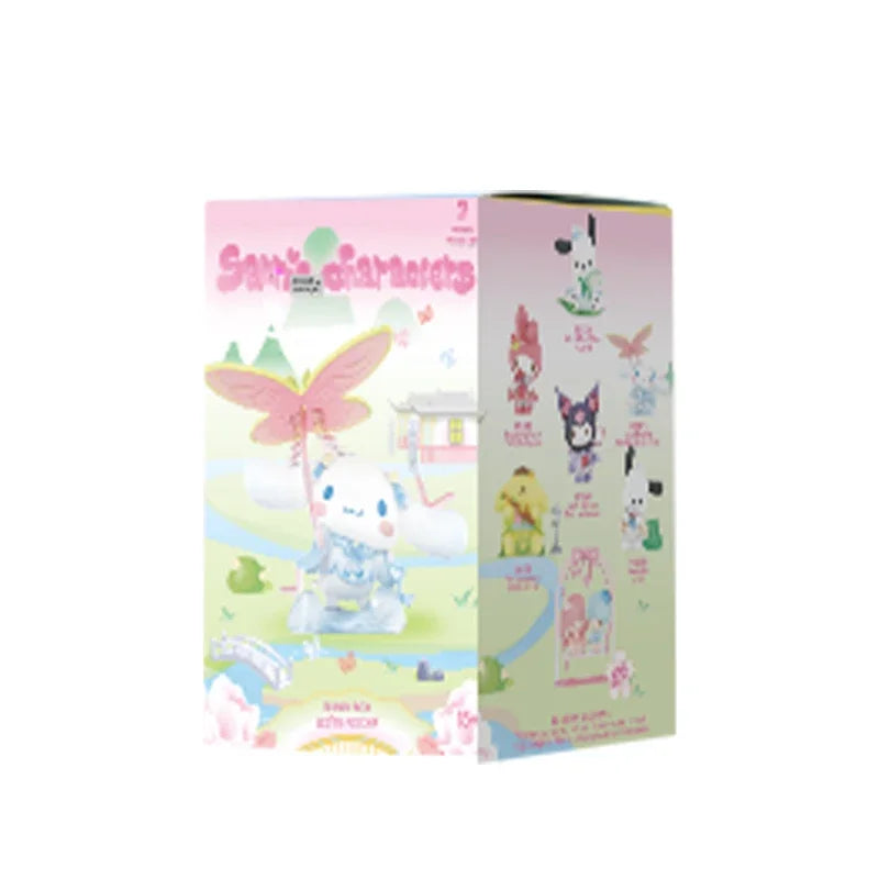 MINISO Sanrio Blind Box New rhyme flower dress Series Ornament Mystery Box Children's Day Christmas gift Toy Genuine Products