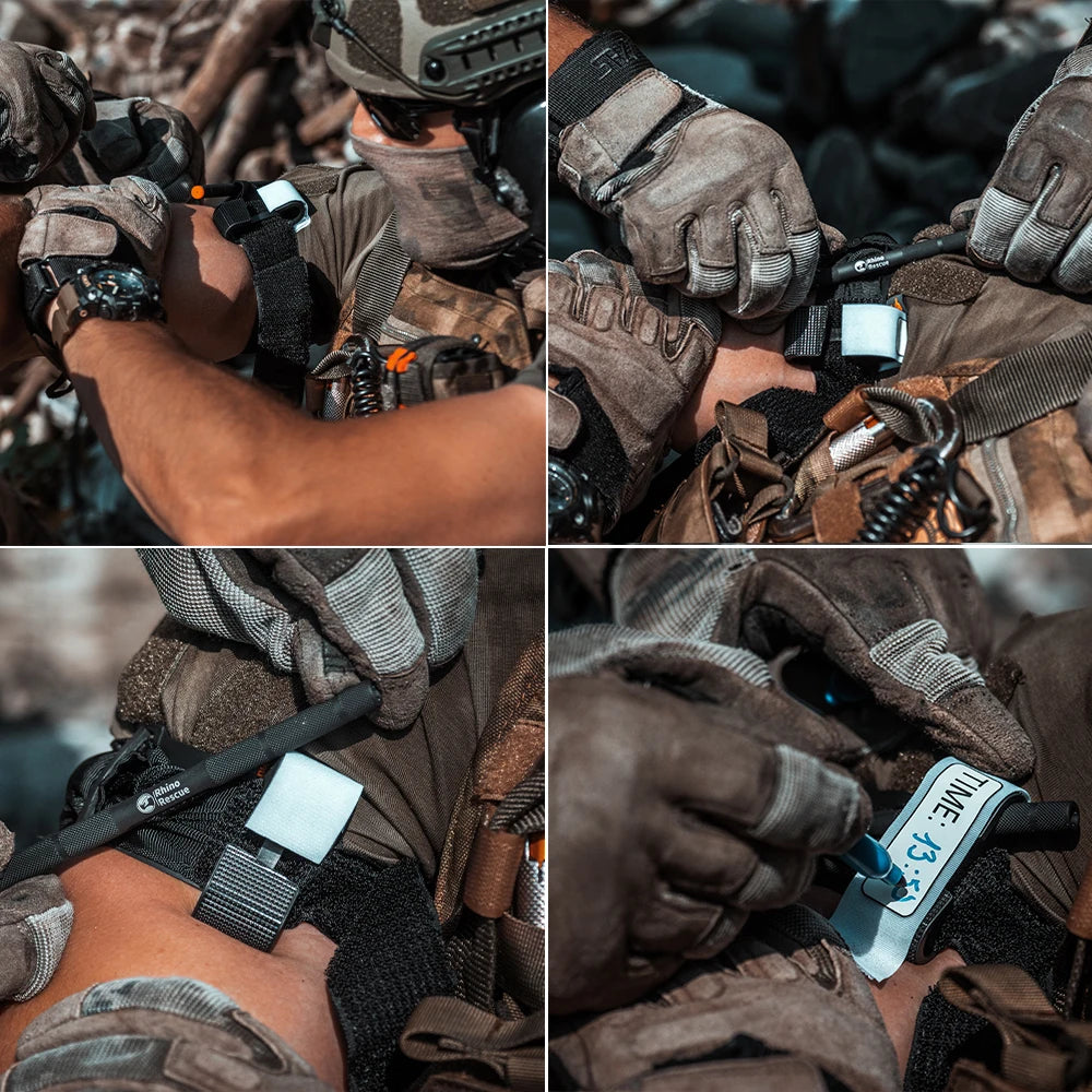 Trauma Kit, Emergency Bandage, Medical Tourniquet, First Aid Tactical Survival Gear, RHINO RESCUE