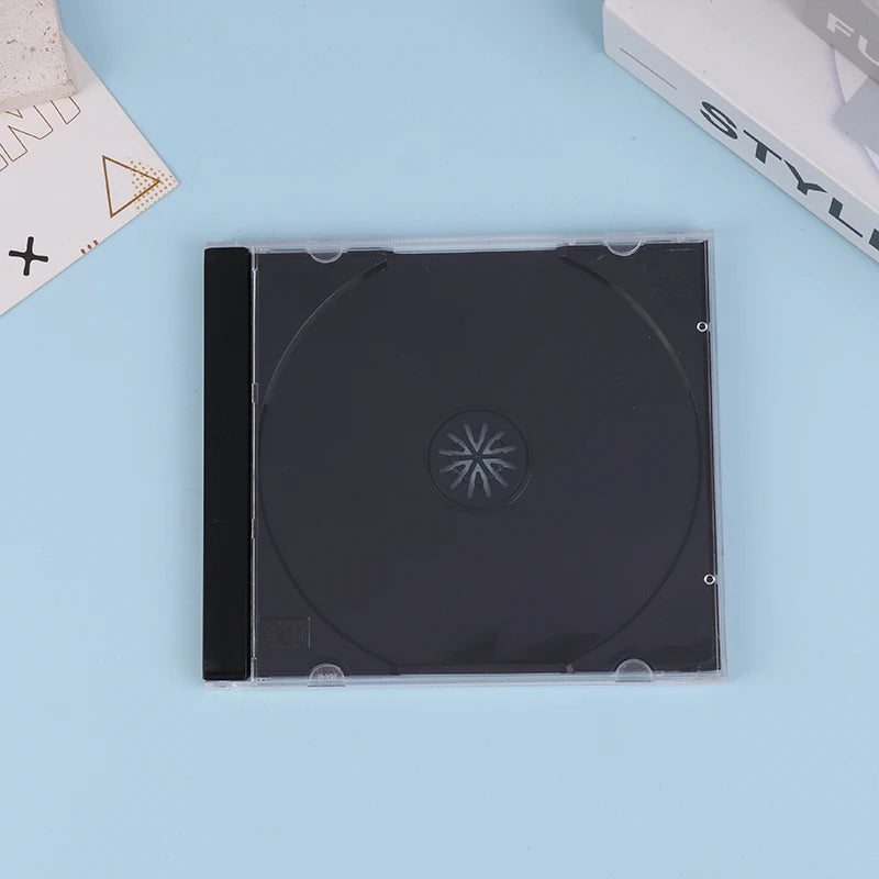 1Pcs CD Storage Case Transparent Stand Acrylic Holders For CDs DVD Storage Holder Tool