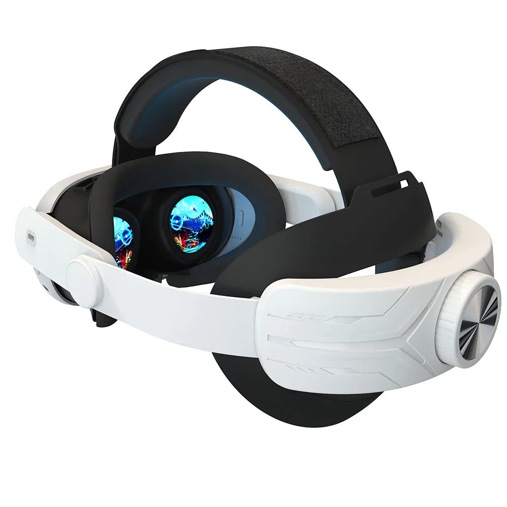 Head Strap Accessories For Meta Oculus Quest 3 Built-in 8000mAh Battery Pack Extended Gaming Time with RGB Light VR Accessories