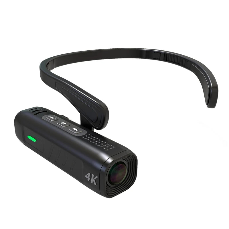 Smart Outdoor Sports 4K Head Mounted Camera WiFi Digital Mini Action Camcorder Profissional Gimbal Anti Shake CCTV Security Cam