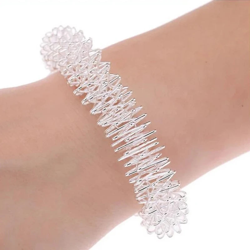 2PCS Anxiety Bracelets Acupressure Ring Occupational Therapy Autism Relaxing Toys Juguetes Sensoriales Para Autistas