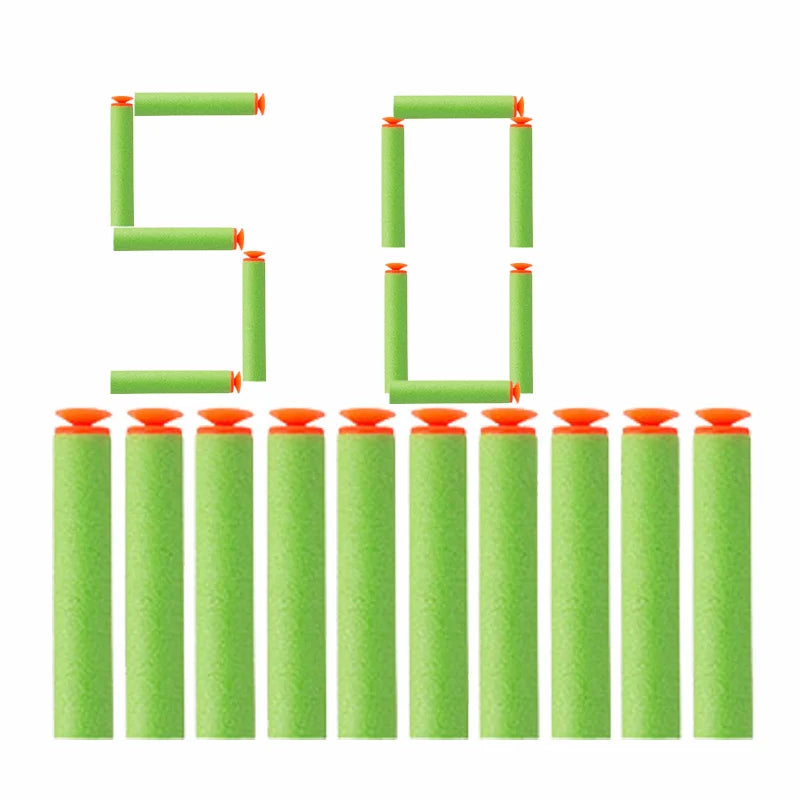 Refill Darts Bullets EVA Soft Hollow Hole Head Bullet Guns Accessories For Nerfs N-strike Elite Series Blasters Toy For Children