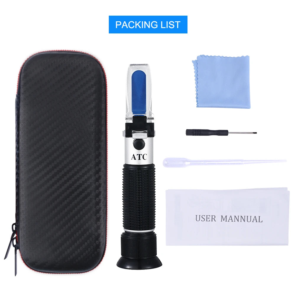 Animal Pet Refractometer Dogs Cats Urine Specific Gravity Clinical Serum Plasma Protein Hemoglobin Tester Veterinarians Tools