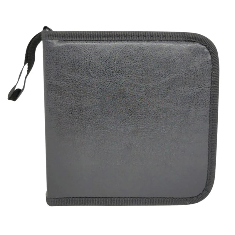 40 Disc CD Storage Bag Case Double-side Hard Album Home DVD Organizer Box