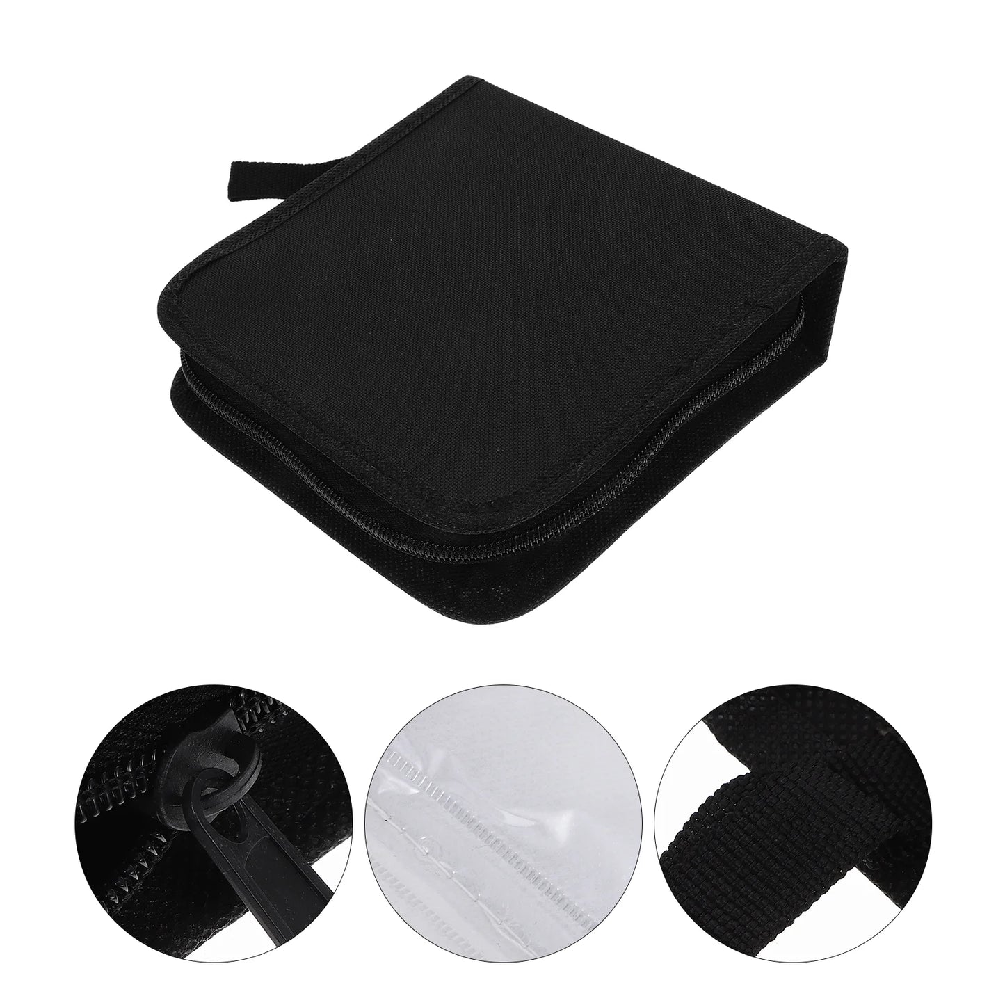 CD Wallet 40 Capacity CD Case Portable DVD Hard Plastic Case Holder Portable CD Carrier Organizer cd binder