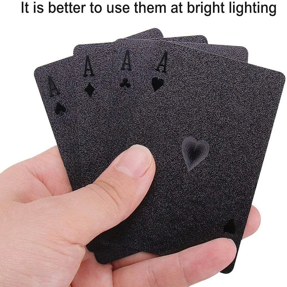 Color and Black Playing Card Group, Waterproof Poker Suit, Magic Dmagic Package, Board Game Gift Collection