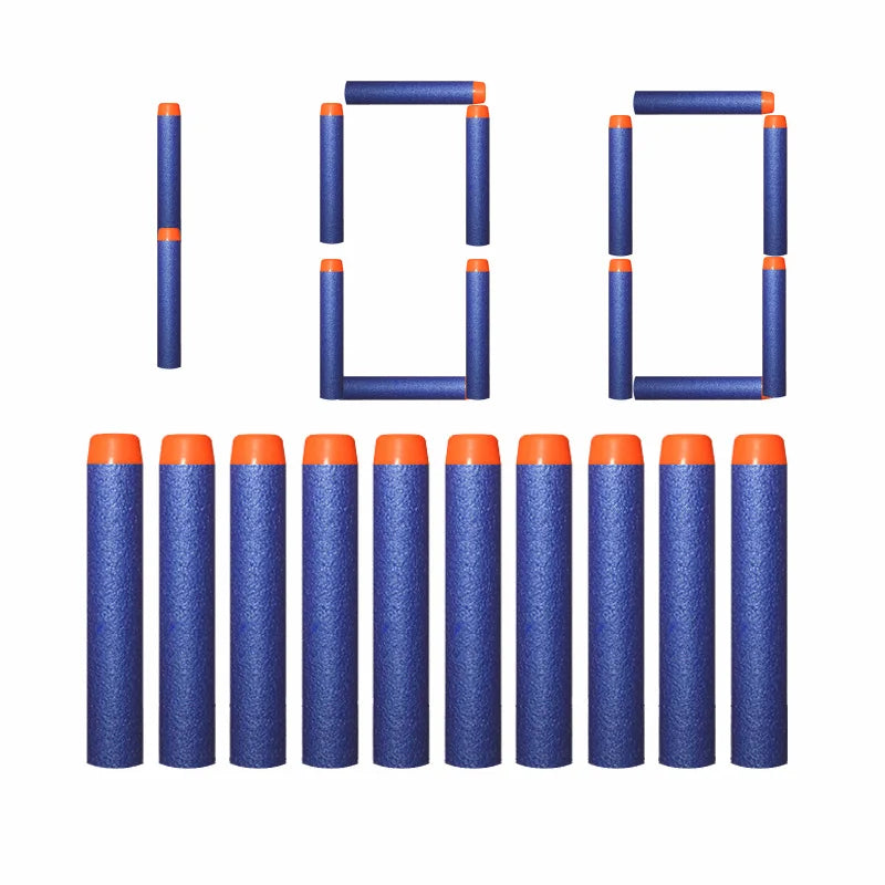 Refill Darts Bullets EVA Soft Hollow Hole Head Bullet Guns Accessories For Nerfs N-strike Elite Series Blasters Toy For Children