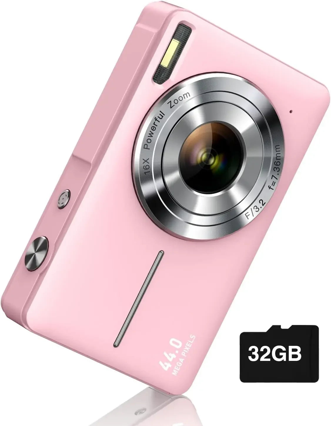 Digital Camera, FHD 1080P Camera, Digital Point and Shoot Camera with 16X Zoom Anti Shake,Small Camera for Boys Girls Kids