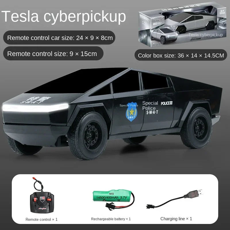Explosive Cyberpickup electric cool remote control car Tesla remote control  children's toys wholesale stall large birthday gift