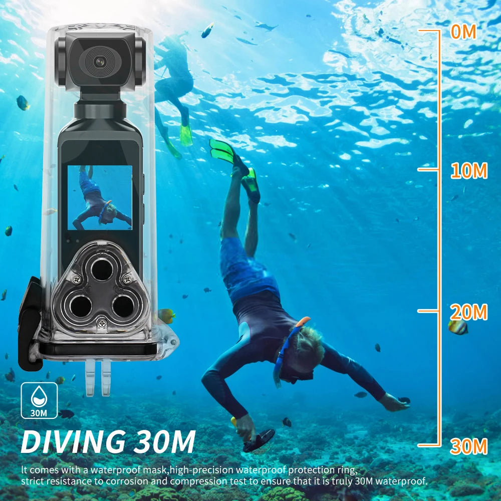 1080P 4K WiFi Full HD Camera 270 Rotatable Mini Camcorders Outdoor Sports DV With Waterproof Case Video Recorder Camcorder Cam