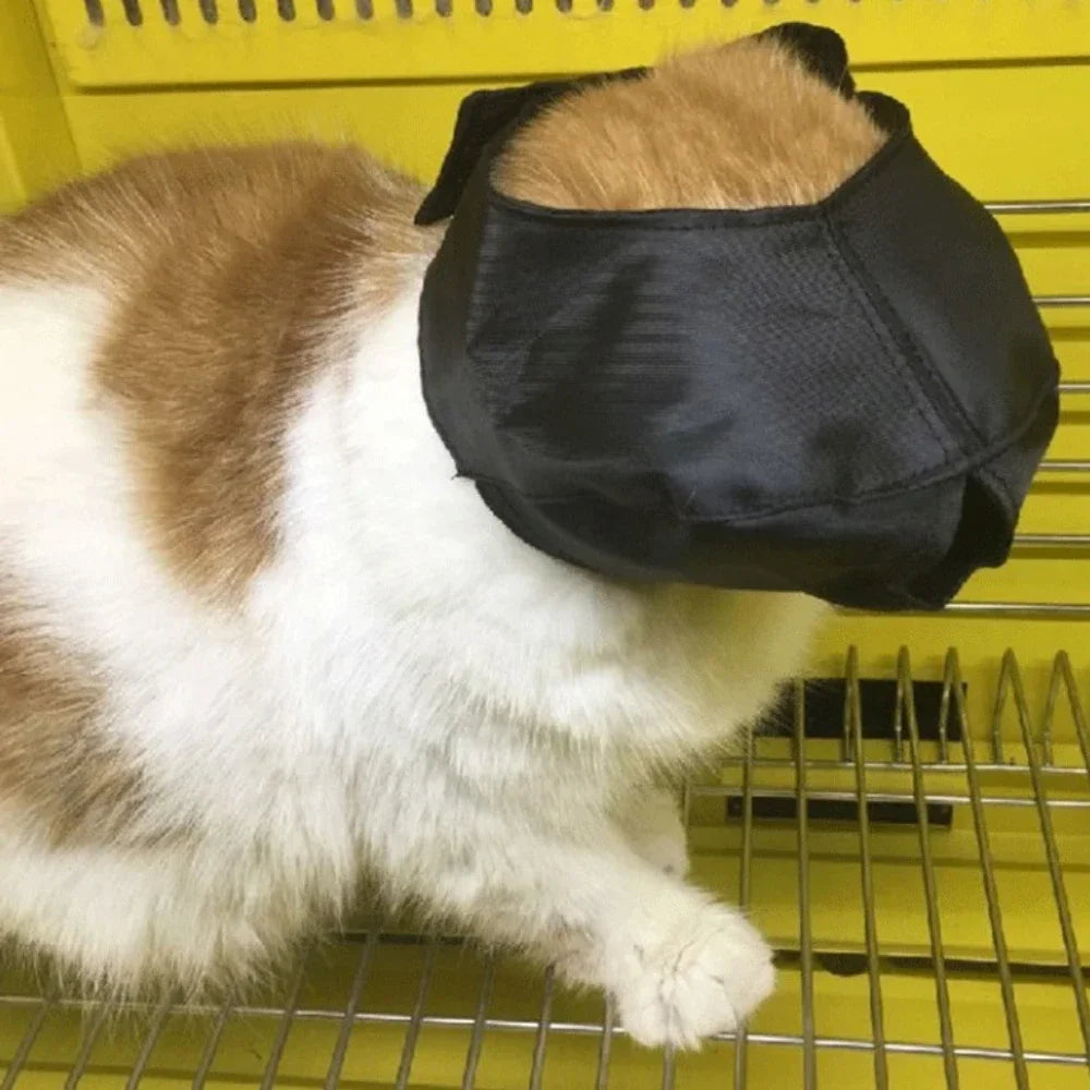 1pc Cat Eye Mask Cat Bathing Cleaning Nail Cutting Supplies Surgical Soothing Emotions Eye Mask Accessories cosas para mascotas