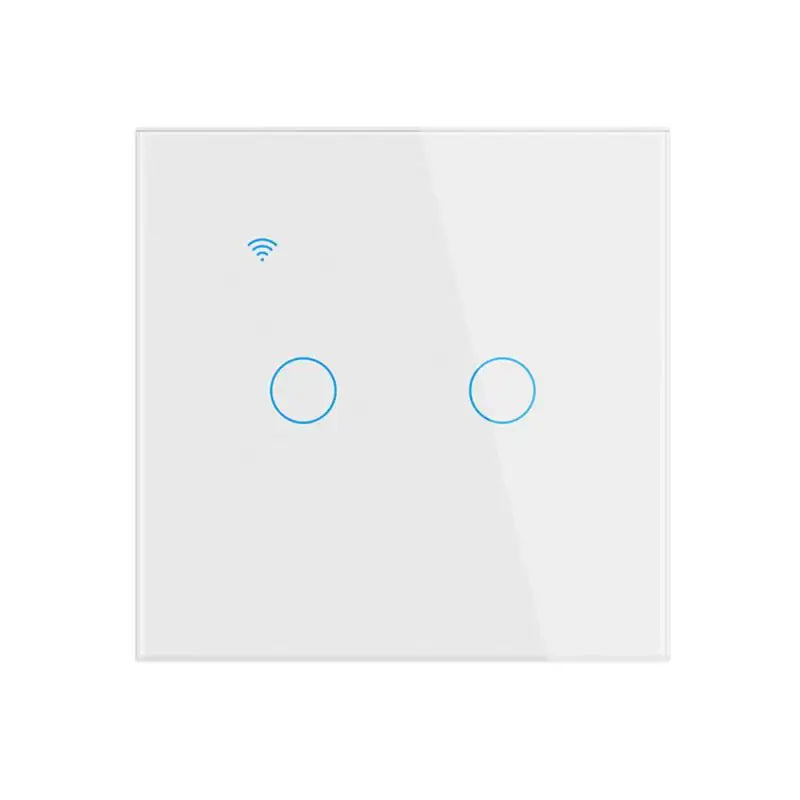 1/2/3/4gang TUYA EU WiFi Smart Touch Switch Neutral Wire/No Neutral Wire Required Wall Touch Switch Work With Alexa Google Home