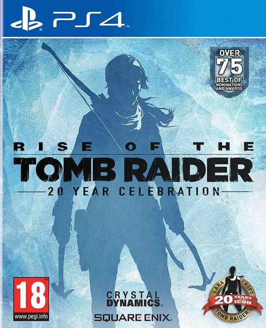 Rise of The Tomb Raider 20 Year Celebration Playstation 4 Original PS4 Product Disk Game Video Gaming station Console Gameplay