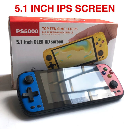 PS5000 Portable Handheld Game Console  for PS1/MAME/MD/NES/SNES Video Gaming Modern Portable 5 inch 3000+ gaming console