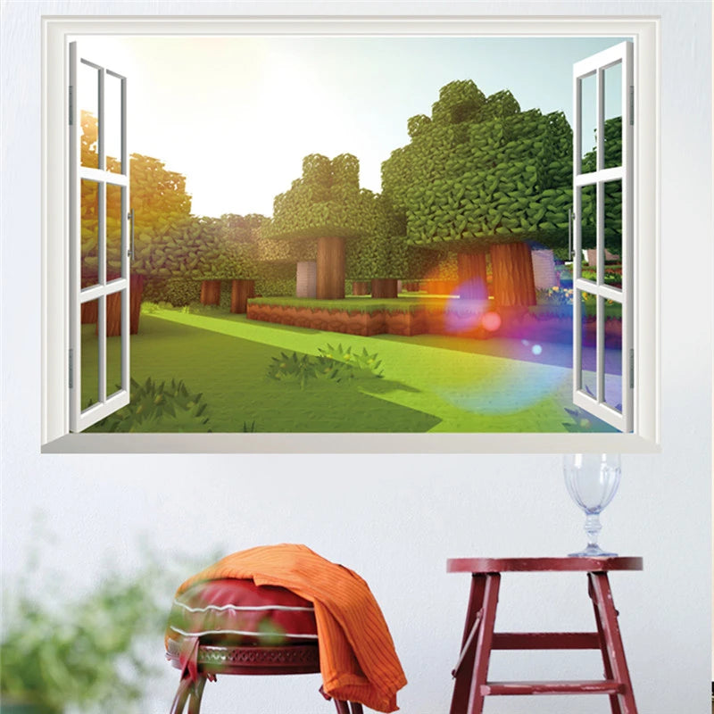 3D Cartoon Games Wall Stickers Gifts for children wall stickers for kids Environmental PVC decoration for wall