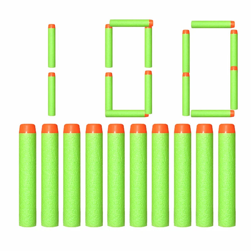 Refill Darts Bullets EVA Soft Hollow Hole Head Bullet Guns Accessories For Nerfs N-strike Elite Series Blasters Toy For Children