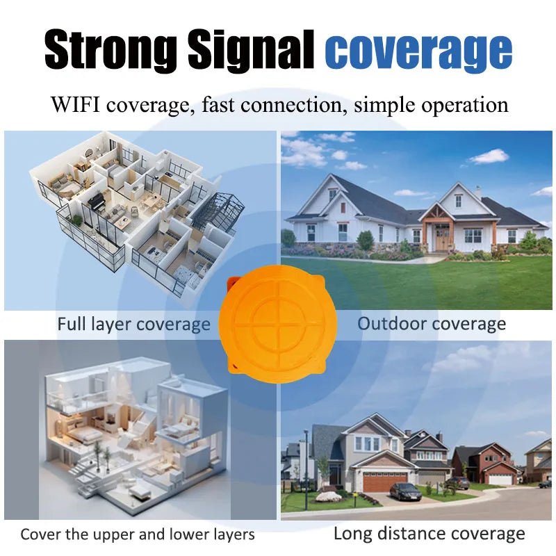 Remote Smart Home WiFi Tuya Smartlife APP Water Usage Meter Villa Apartments Remote Tank Monitor Ultrasonic Water Level Sensor