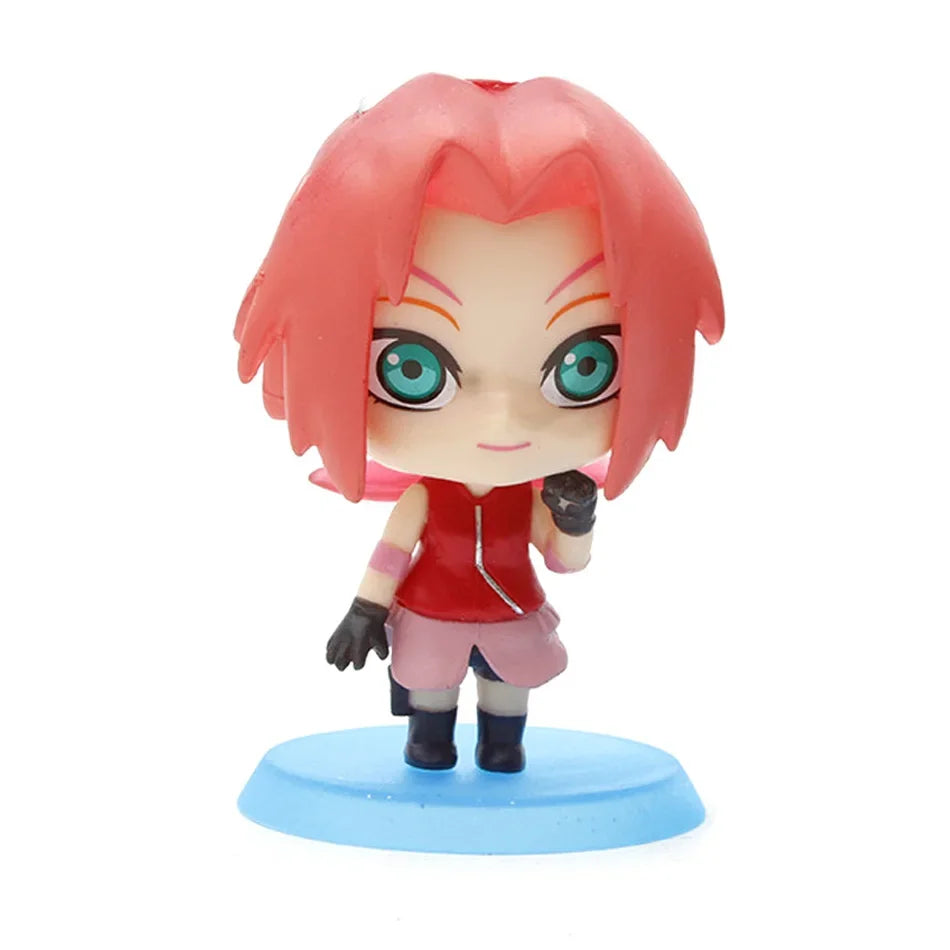 Anime Naruto Figure Toys Set Uzumaki Naruto Uchiha Sasuke Action Anime Model PVC Statue figurine Collectible Toy