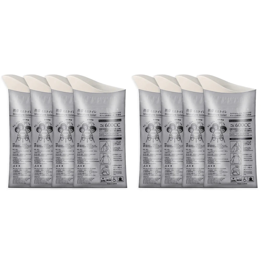 4-40pcs Outdoor Emergency Urine Bags 600ml Portable Urinal Bag for Female Baby Male Vomiting Bag Disposable Travel Mobile Toilet