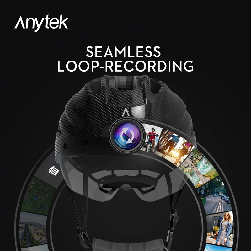Anytek 4K UHD GPS Water-proof Helmet Sports DV Action Camcorder For Cycling Riding Camera Motorbike Video Digital Camera