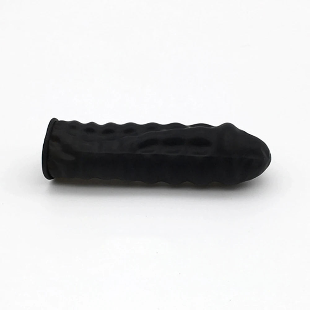 100pcs/lot Black Disposable Latex Rubber Finger Cots Sets Fingertips Protector Gloves For DIY Making Finding Accessories