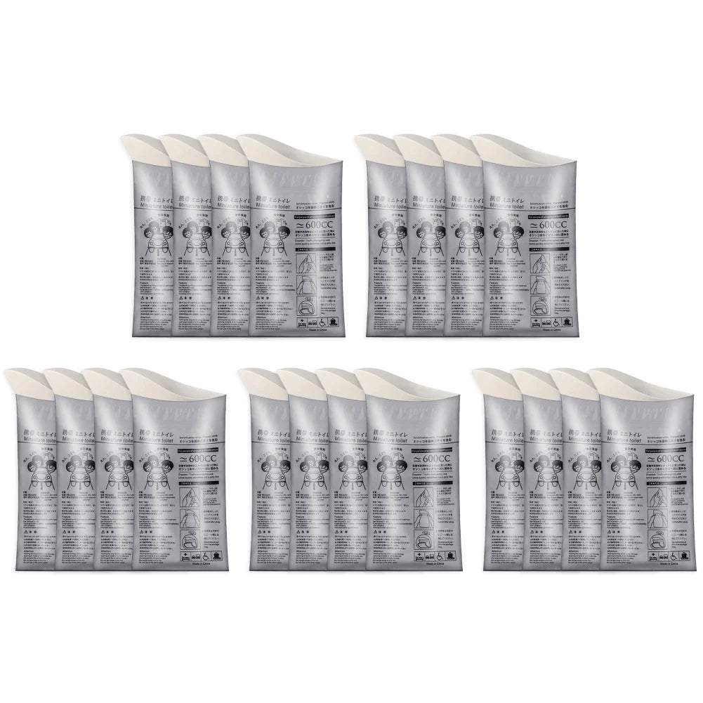 Portable Emergency Urinal Bag Outdoor Camping Pee Bags Disposable Travel Vomit Bag Mini Mobile Toilet for Men Women Children