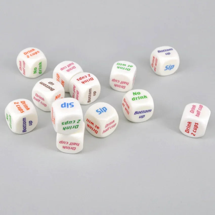 Adult Party Game Playing Drinking Wine Dice Games Gambling Drink Decider Dice Bar KTV Wedding Party Fun Supplies Decoration