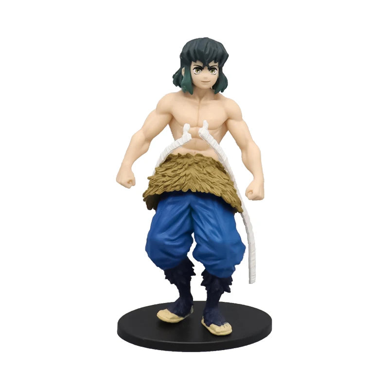 Demon Slayer Action Figure Anime Same Style Doll Toy Kamado Tanjiro Nezuko Zenitsu Collection Model PVC Material Birthday Gifts
