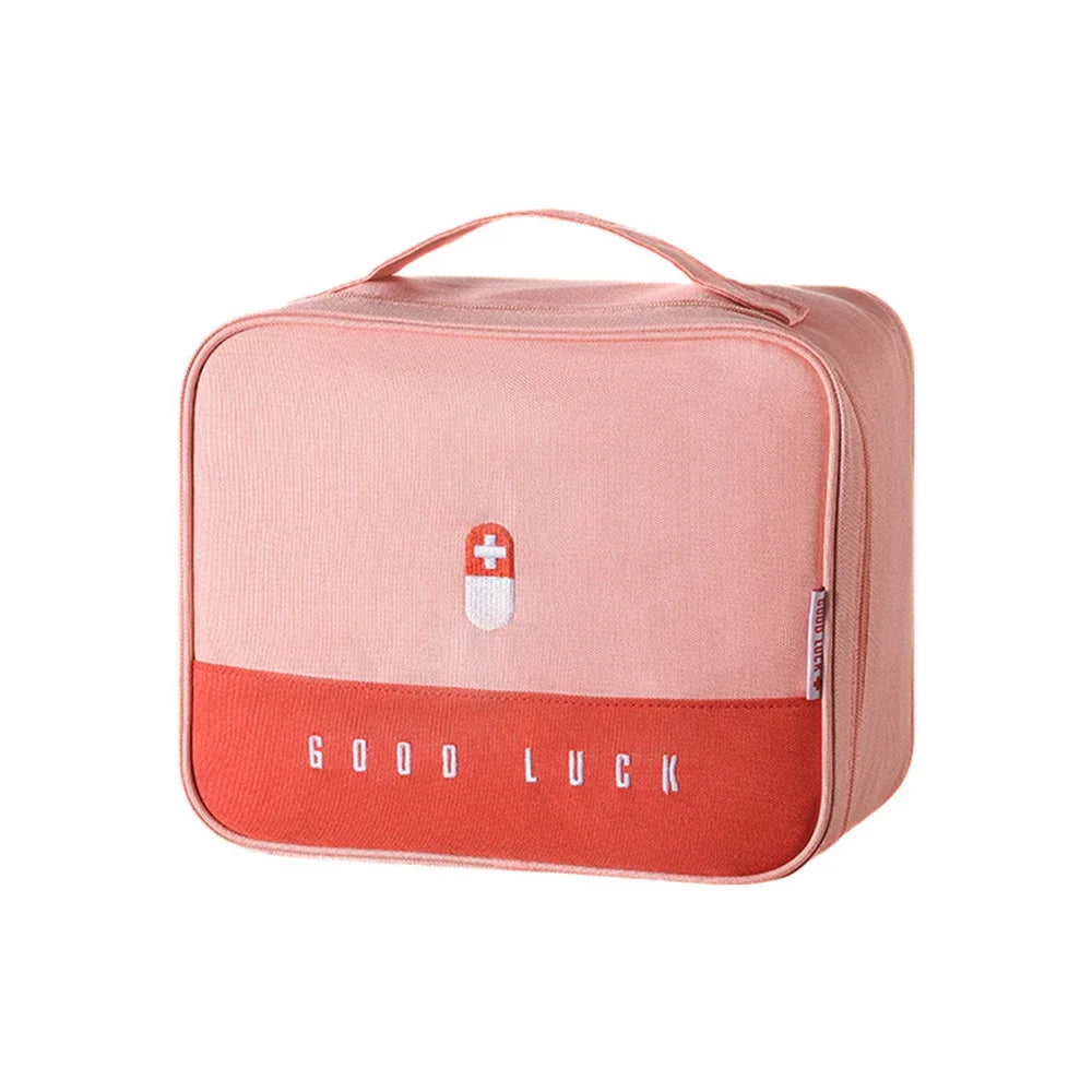 Large-Capacity Thickened Medicine Box Layered Family First Aid Kit Medicine Boxes Medicine Cabinet Portable Fabric Storage Bag