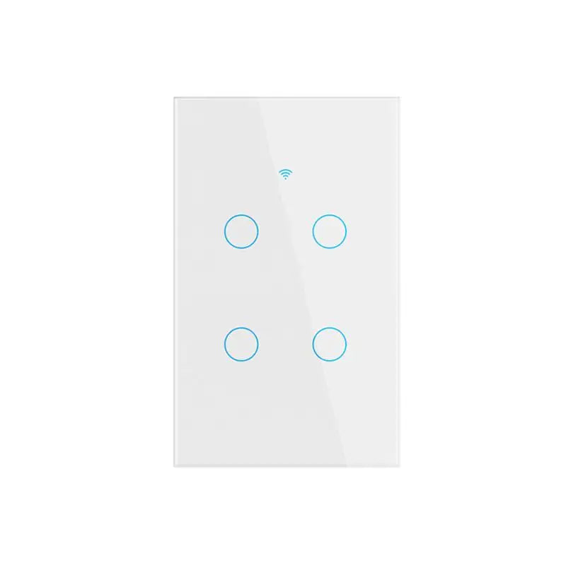 Tuya US WiFi Smart Light Switch Neutral Wire Required 1/2/3/4 Gang Smart Home Switch Works With Smart Life APP Alexa Google Home