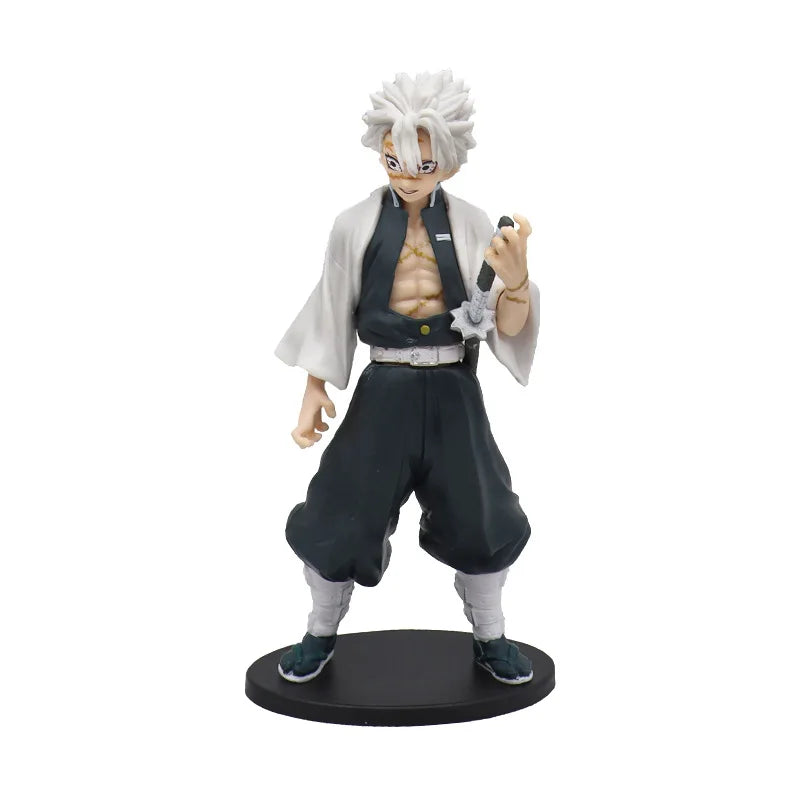 Demon Slayer Action Figure Anime Same Style Doll Toy Kamado Tanjiro Nezuko Zenitsu Collection Model PVC Material Birthday Gifts