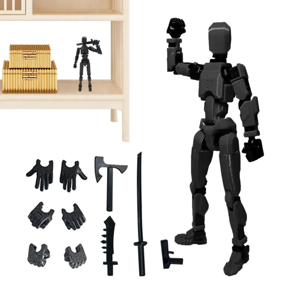 14cm Artist Art Painting Anime Figure Sketch Draw Male Female Movable Body Chan Joint Action Figure Toy Model Draw Mannequin
