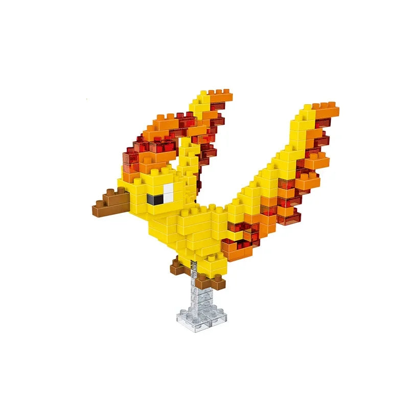 Pokemon Small Simple Building Blocks Pikachu anime figure Action Toys Graphics Diamond Mini Model Pocket Monster Collect Gift