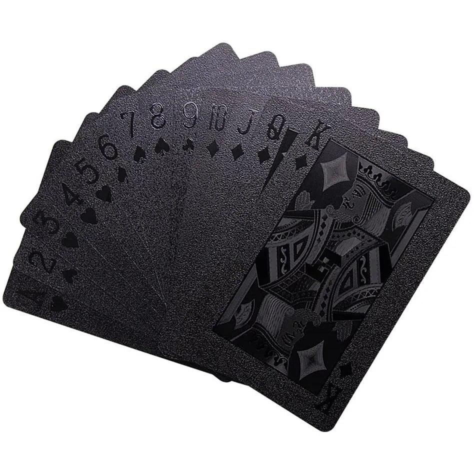 Color and Black Playing Card Group, Waterproof Poker Suit, Magic Dmagic Package, Board Game Gift Collection